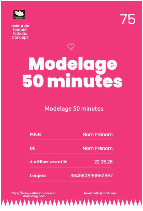 Modelage 50 minutes – non abonne